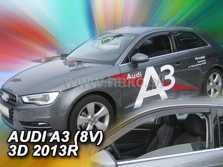 Deflektory AUDI A3 SPORTBACK, 3D 2013R. a vyššie