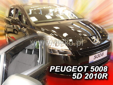 Deflektory PEUGEOT 5008 5D 2010R.->