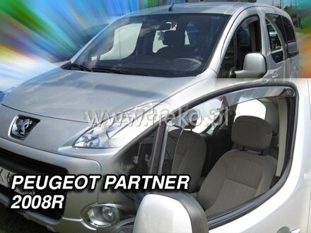 Deflektory PEUGEOT PARTNER 2008R.