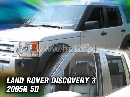 Deflektory LAND ROVER DISCOVERY III 5D 2005R.  a vyššie