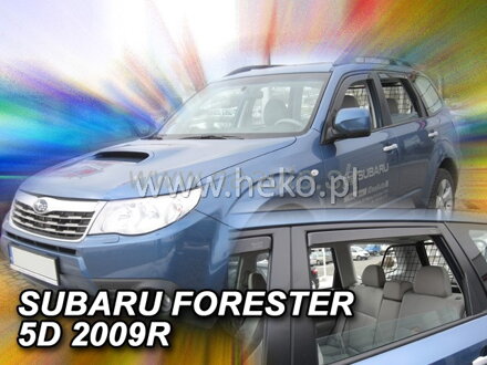 Deflektory SUBARU FORESTER III SH 5D 2008-2013R. (+zadné)