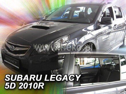 Deflektory SUBARU LEGACY BM/BR 5D   2010R-> (+zadné) COMBI