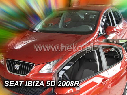 Deflektory SEAT IBIZA (6J) 5D 2008R->