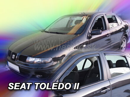 Deflektory SEAT TOLEDO II /LEON 1M  4d  1999r.-2004r. (+zadné)