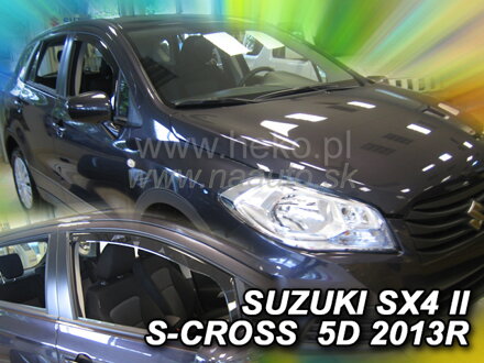 Deflektory SUZUKI SX4 II S-CROSS 5D od roku 08/2013R do 2021