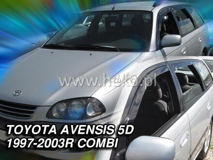 Deflektory TOYOTA AVENSIS  I      5d 1997r.-2003r. COMBI (+zadné)