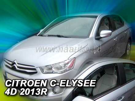 Deflektory CITROEN C-ELYSEE od 2013