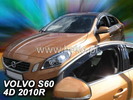 Deflektory VOLVO S60 4D 2010R.->