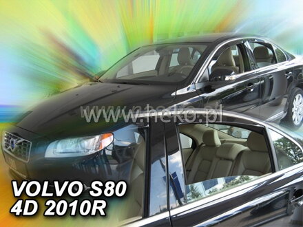 Deflektory VOLVO S80  II 4d   2009-> (+zadné)