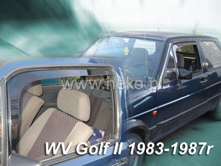 Deflektory VW GOLF II 2D 1983 – 1987R(dzielona szyba)