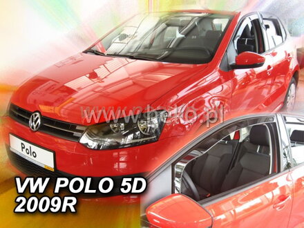 Deflektory VW POLO V 5dv od 2009