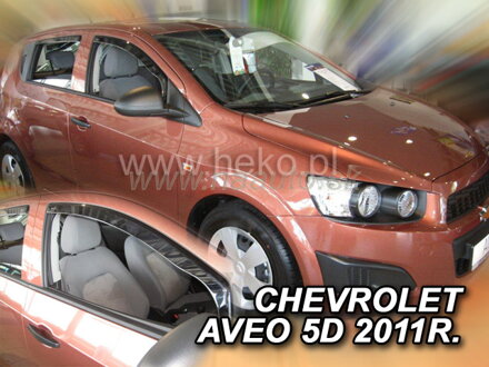 Deflektory CHEVROLET AVEO  4/5d 2011r. a vyššie