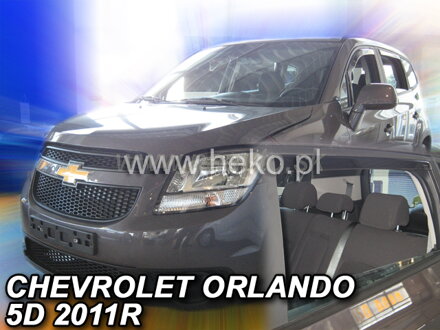 Deflektory CHEVROLET ORLANDO 5D 2011R. a vyššie(+zadné)