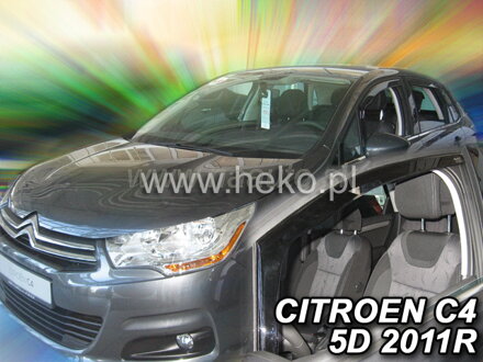 Deflektory CITROEN C4 II 5d 12/2010r. a vyššie