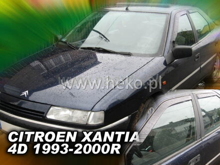Deflektory CITROEN XANTIA od 1993 do 2000 + zadné deflektory