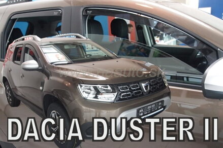 Deflektory Dacia Duster II 2018 -> (predné + zadné)