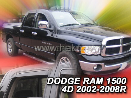 Deflektory DODGE RAM 1500 4D  2002-2008R.(+zadné)