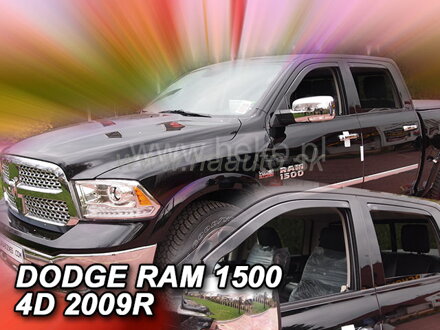 Deflektory DODGE RAM 4D 2009R.->(+zadné) (IVgen)