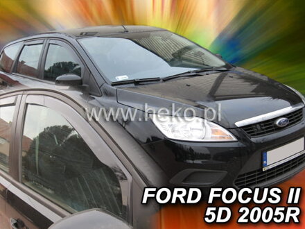 Deflektory FORD FOCUS MK2 4/5 od 2004 do 2011
