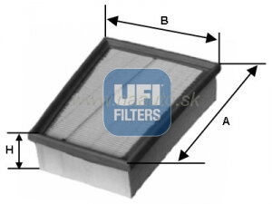 Vzduchový filter UFI 30.132.00