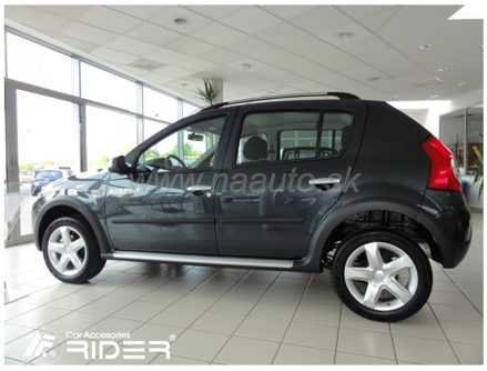 Ochranné lišty dverí Dacia Sandero /Stepway 08-12R, MODEL F-3