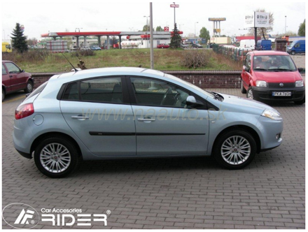 Ochranné lišty dverí  Fiat Bravo 5D 07-11R htb, MODEL F-14