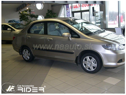 Ochranné lišty dverí Honda City 02-08R, MODEL F-12