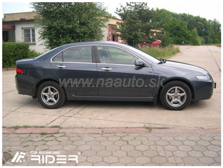 Ochranné lišty dverí Honda Accord 4D 02-08R, MODEL F-14/16