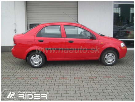 Ochranné lišty dverí Chevrolet Aveo sed. 02-05R, MODEL F-5