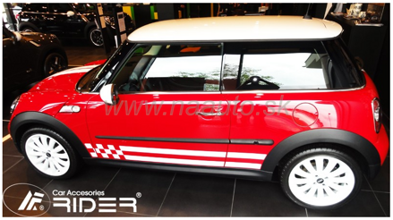 Ochranné lišty dverí Mini Cooper 06R a vyššie htb, MODEL F-25