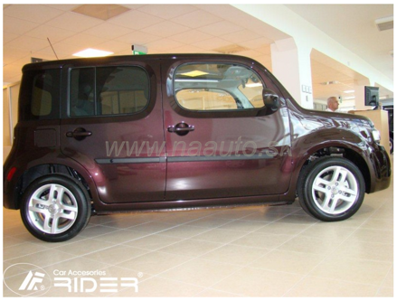 Ochranné lišty dverí Nissan Cube II 09-11R, MODEL F-4