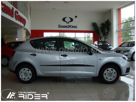 Ochranné lišty dverí Seat Ibiza IV 5D 08-11R, MODEL F-26