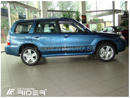 Ochranné lišty dverí Subaru Forester II 02-08R, MODEL F-14