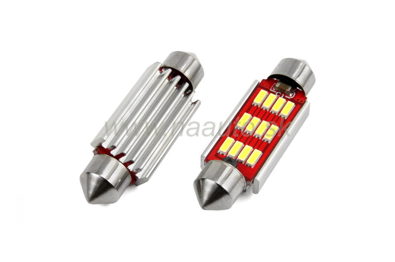 LED VERTEX CANBUS 12SMD 4014 Festoon 41mm White 12V/24V LED VERTEX CANBUS 12SMD 4014 Festoon 41mm White 12V/24V