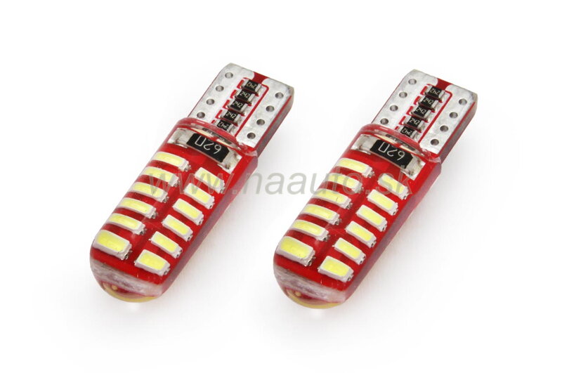 LED VERTEX CANBUS 24SMD 3014 T10e (W5W) SILCA White 12V LED VERTEX CANBUS 24SMD 3014 T10e (W5W) SILCA White 12V