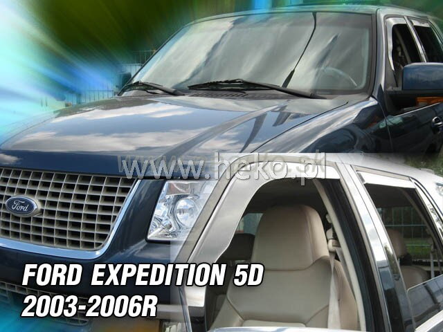 Deflektory FORD EXPEDITION od 2003 do 2006 + zadné deflektory Deflektory FORD EXPEDITION od 2003 do 2006 + zadné deflektory