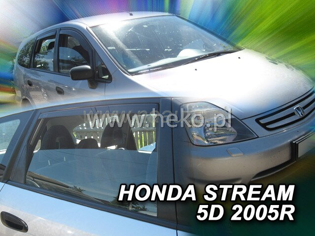 Deflektory HONDA STREAM 5D 2000-2007R.(+zadné)
