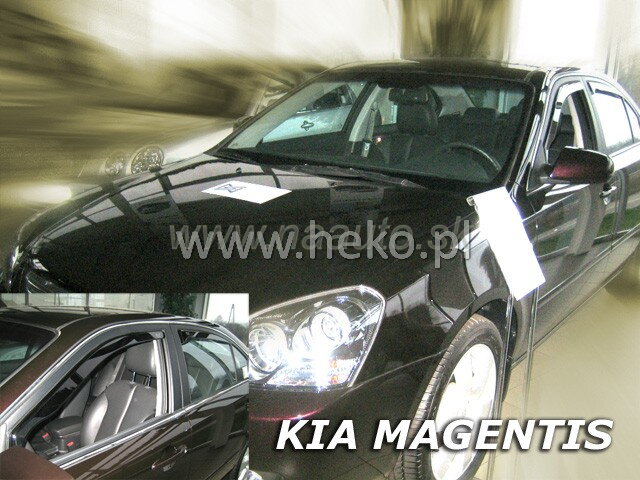 Deflektory KIA MAGENTIS sedan od 2005 do 2010 + zadné deflektory Deflektory KIA MAGENTIS sedan od 2005 do 2010 + zadné deflektory