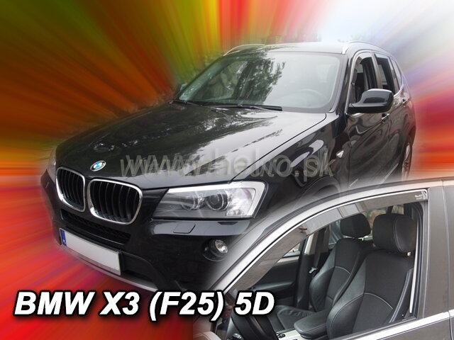 Deflektory BMW X3 (F25) 5D 2010R-> Deflektory BMW X3 (F25) 5D 2010R->