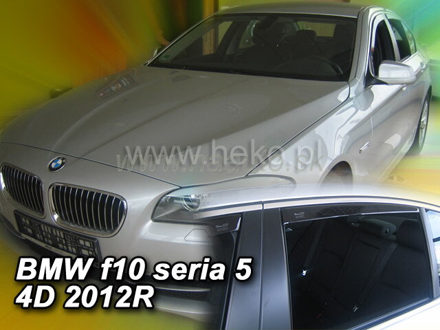 Deflektory BMW  seria 5  (f 10) 4D 2010R a vyššie (+zadné)