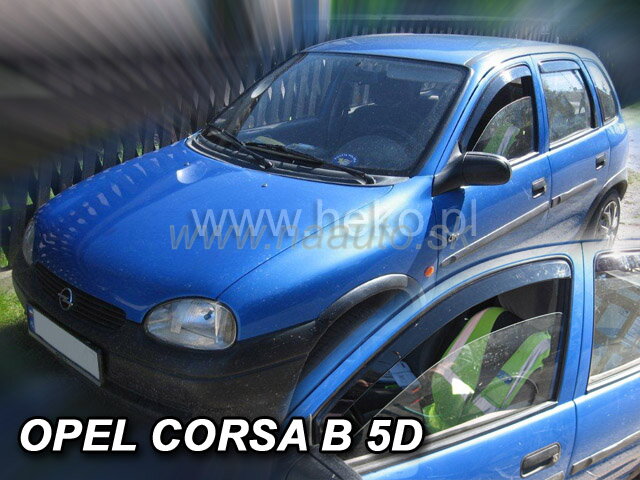 Deflektory OPEL CORSA B 5d / COMBO 1993r.-2001r. Deflektory OPEL CORSA B 5d / COMBO 1993r.-2001r.