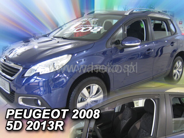 Deflektory PEUGEOT 2008 od 2013 do 2019 Deflektory PEUGEOT 2008 od 2013 do 2019