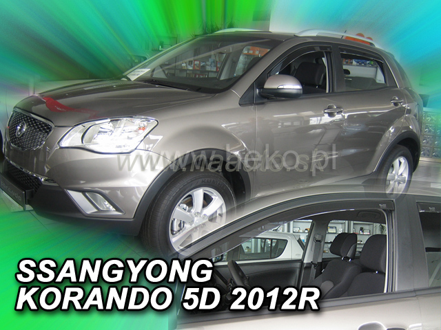 Deflektory SSANGYONG KORANDO 5D 2012R a vyššie Deflektory SSANGYONG KORANDO 5D 2012R a vyššie