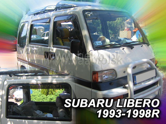 Deflektory SUBARU LIBERO 4D 1993-1999R (+zadné)