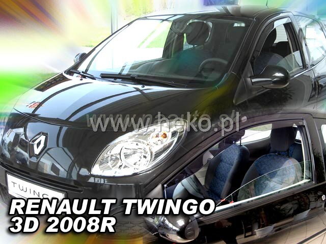 Deflektory RENAULT TWINGO 3d  2008R.->