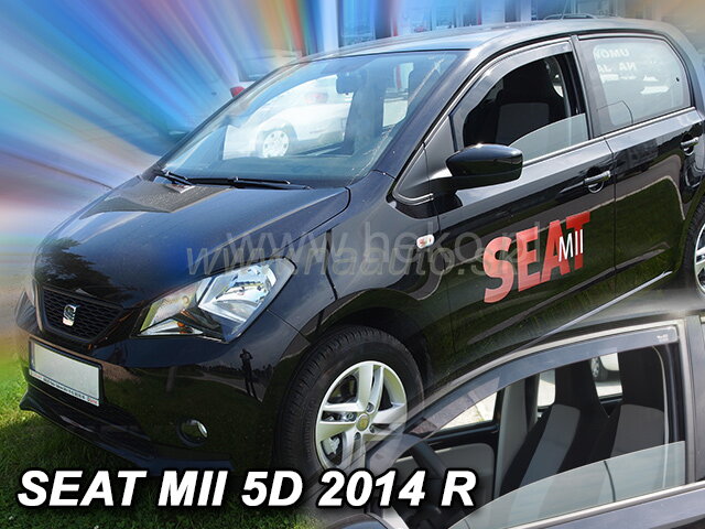 Deflektory SEAT Mii 5D 2012R-> Deflektory SEAT Mii 5D 2012R->