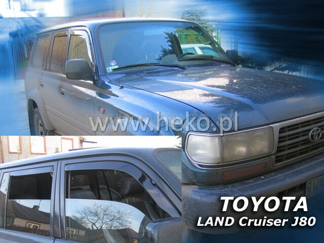 Deflektory TOYOTA LAND CRUISER J 80 5d 1990 - 1996r Deflektory TOYOTA LAND CRUISER J 80 5d 1990 - 1996r