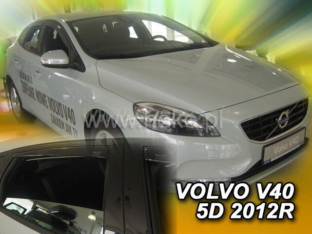 Deflektory VOLVO V40 5d 2012r. a vyššie (+zadné) Deflektory VOLVO V40 5d 2012r. a vyššie (+zadné)