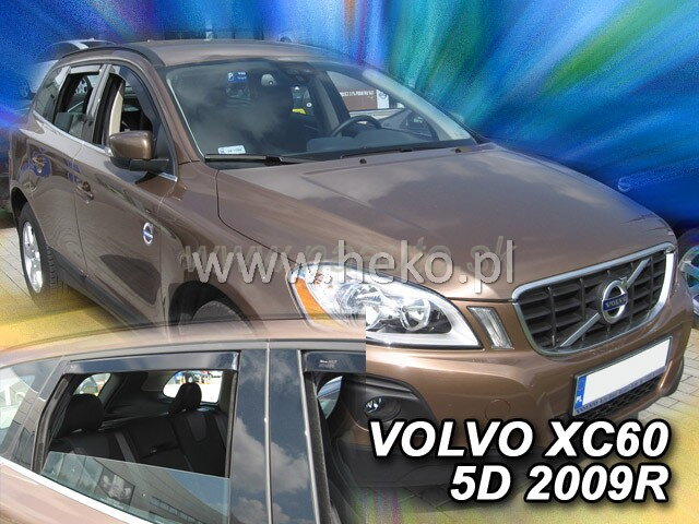 Deflektory VOLVO XC 60 5D 2008R. a vyššie(+zadné) Deflektory VOLVO XC 60 5D 2008R. a vyššie(+zadné)