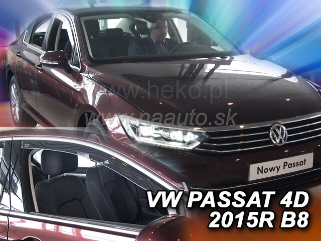 Deflektory VW PASSAT B8 4dv. od 2014 a vyššie SEDAN